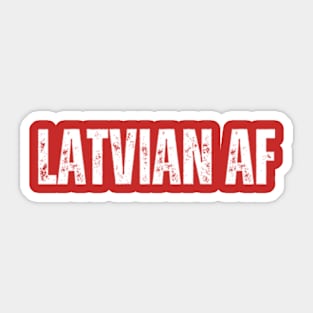 Latvian AF Sticker